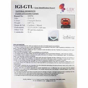 4.87/CT Natural Govt. Lab Certified Ceylonese Gomed-(1221)